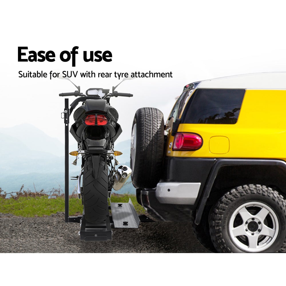 Giantz Motorcycle Motorbike Carrier Rack 2" Towbar Arm Rack Dirt Bike
